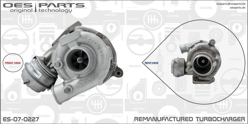 OES PARTS Kompresors, Turbopūte ES-07-0227